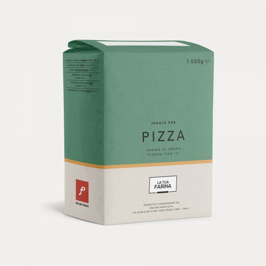 Bloem van zachte tarwe "Type 0" PIZZA 1Kg Molino Dalla Giovanna